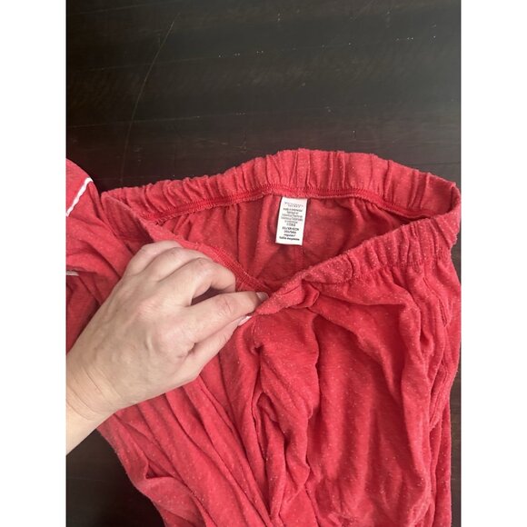 Victoria Secret Cotton Pajamas Set Size Red XS Has Piling - Picture 4 of 6